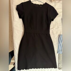 Club Monaco Scalloped Neck Dress (fits xs/s)